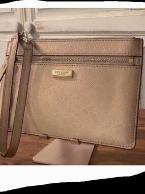 Kate Spade New York Tinie Laurel Way Rosegold Wristlet